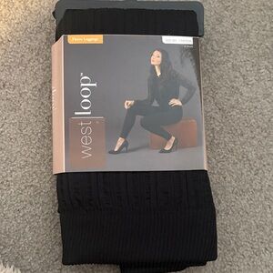 West Loop Black Fleece Leggings